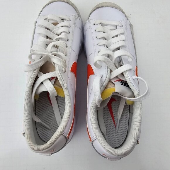 Nike Blazer Low Platform Summit White Orange size 6.5 - Picture 10 of 16